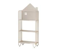Bibliothèque Créative, Présentoir Au Sol Autoportant, Support De Rangement Simple, Support Décoratif, Gain De Place, Adapté À La Chambre À Coucher, Au Salon, À La Chambre D'enfant(Khaki,3 Layers)