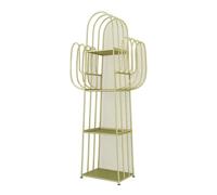 Bibliothèque créative - Présentoir en fer à 4 couches pour la maison, la bibliothèque, le rangement, idéal pour la chambre, le bureau, le bureau, le bureau