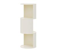 Bibliothèque Créative, Support De Rangement Au Sol Autoportant, Présentoir Vertical En Fer Forgé, Gain De Place, For Chambre À Coucher, Salon, Bureau Et Décoration De La Maison(White,120x35cm)