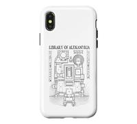 Bibliothèque d'Alexandrie Plan d'étage Archéologie Archéologue Coque pour iPhone X/XS