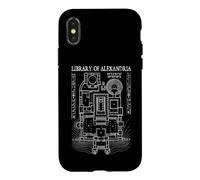 Bibliothèque d'Alexandrie Plan d'étage Archéologie Archéologue Coque pour iPhone X/XS