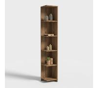 Hanah Home Bookshelf, Walnut, Taille Unique