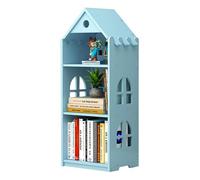 Bibliothèque d'angle pour enfants - Rangement de jouets autonome multicouche - Pour étudiants - Mobilier pour enfants - Gain de place - Pour jouets et livres