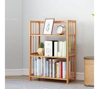 Bibliothèque d'angle réglable avec protection arrière - Planches épaisses robustes, présentoir de rangement polyvalent pour la maison et le bureau (50 x 53,1 cm)