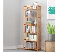 Bibliothèque d'angle réglable avec protection arrière - Planches épaisses robustes, rangement polyvalent et présentoir pour la maison et le bureau, design peu encombrant (50 x 53,1 cm)