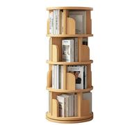 Bibliothèque d'angle rotative à 360 °, étagère de sol ronde pour salon, table basse, rangement de bibliothèque