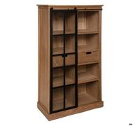 Bibliothèque ""Danik"" bois naturel 80x150cm - Atmosphera createur d'interieur