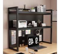 Bibliothèque de bureau, clapier de bureau élévateur pour bureau à domicile, étagère de rangement à une seule couche, 60 cm, idéale pour les dortoirs et les petits espaces