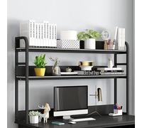 Bibliothèque de bureau en bois à 3 niveaux élégante et polyvalente pour la maison et le bureau, idéale pour ranger des livres, des décorations et plus encore