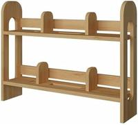 Bibliothèque de bureau en bois - Séparateur réglable - Étagère de rangement ouverte pour salon, chambre à coucher, bureau - Bibliothèque en bois élégante pour économiser de l'espace et organiser