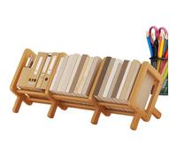 Bibliothèque de bureau | Étagère rétractable en bois pour bureau, étagère de rangement décorative pour coin maison, salon, chambre d'enfant