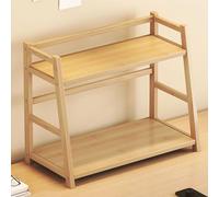 Bibliothèque de bureau, organiseur de bureau en bois, présentoir de rangement ouvert pour dortoir universitaire, clapier de table d'ordinateur, petite solution de rangement de bureau