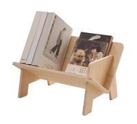 Bibliothèque de bureau - Structure en bois épaisse, couche de protection lisse, présence de comptoir élégante, positionnement du volume bien rangé | Organiseur d'accentuation moderne, rangement