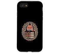 Bibliothèque de Livres de Lecture Cute Book Fox Coque pour iPhone SE (2020) / 7/8