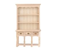 Bibliothèque de Maison de poupée à l'échelle 1/12 |Conception de tiroirs à 3 Couches et coloriage DIY |Bibliothèque Miniature pour Maison de poupée/boîte de Chambre/Cadeau