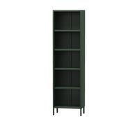 Bibliothèque de salon MARIO, 500 x 1800 x 350 mm, Modern: vert bouteille