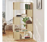 Bibliothèque de séparation - vidaXL - Chêne sonoma - 80x24x155 cm - 5 compartiments