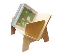 Bibliothèque de table - Étagère de table inclinée, petite bibliothèque en bois, rangement multi-usages, construction durable | Idéal pour les livres Bureau Organisateur de livres Salon Chambre Bureau