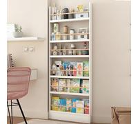 Bibliothèque Derrière la Porte, Étagère Gain de Place, Bibliothèque en Bois pour Enfants, Organisateur de Jouets et Livres, Étagère de Rangement Ouverte pour Chambre, Salon, Chambre d'Enfants, Bureau