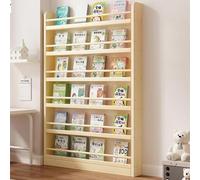 Bibliothèque Derrière la Porte, Étagère Gain de Place, Bibliothèque en Bois pour Enfants, Organisateur de Jouets et Livres, Étagère de Rangement Ouverte pour Chambre, Salon, Chambre d'Enfants, Bureau
