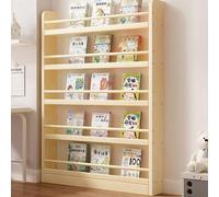 Bibliothèque Derrière la Porte, Étagère Gain de Place, Bibliothèque en Bois pour Enfants, Organisateur de Jouets et Livres, Étagère de Rangement Ouverte pour Chambre, Salon, Chambre d'Enfants, Bureau