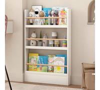 Bibliothèque Derrière la Porte, Étagère Gain de Place, Bibliothèque en Bois pour Enfants, Organisateur de Jouets et Livres, Étagère de Rangement Ouverte pour Chambre, Salon, Chambre d'enfants, Bureau