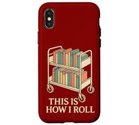 Bibliothèque drôle, Chariot de bibliothèque, C'est Comment Je Roule, Coque pour iPhone X/XS