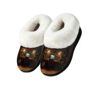 Bibliothèque Éducation Livre Chaussons Intérieur Extérieur Maison Chaussures, multicolore, 46 EU