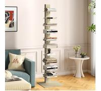 Bibliothèque Eksjö acier 150 x 39 x 39 cm camel