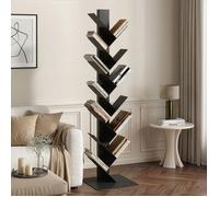 Bibliothèque Eksjö en forme d'arbre acier 150 x 39 x 39 cm noir