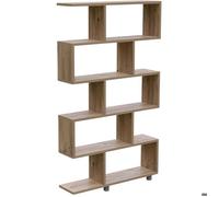 Calicosy Etagère 11 Tablettes Elif - L90 cm - En Panneaux de Particules - Pour Salon - L90 x l20 x H156 cm