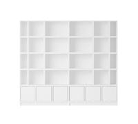Bibliothèque Empilable Muuto Configuration 1 Blanc