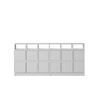 Bibliothèque Empilable Muuto Configuration 1 Gris