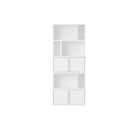 Bibliothèque Empilable Muuto Configuration 8 Blanc