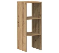 Bibliothèque empilable - vidaXL - bois d'ingénierie - chêne artisanal - facile à nettoyer - pour salon - 30 x 30 x 80 cm 643sta51h