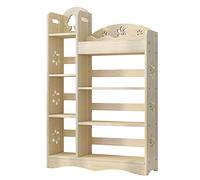 Bibliothèque en Bois À Plusieurs Étages Étagère De Bureau Armoire De Rangement en Bois Bibliothèque pour Enfants Étagère De Rangement pour Chambre d'enfant