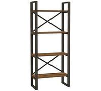 Bibliothèque en bois "Alaro" - 66 x 32 x 150 cm - Noyer