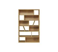 Miliboo - Bibliothèque design en bois clair L120 cm AZTEQUE