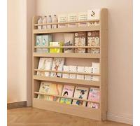 Bibliothèque en bois derrière la porte, étagère de rangement ouverte derrière la porte, étagère haute et étroite derrière la porte, étagère mince pour économiser de l'espace, pour chambre, salon et