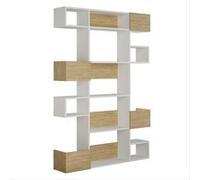 Bibliothèque en bois "Niho" 120 x 27 x 171 cm - Blanc