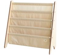 3 Sprouts - Bibliothèque Enfant en Bois - Rangement Livres et Jouets - Étagère Montessori - Beige