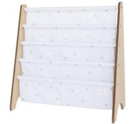 Bibliothèque en tissu recyclé Myrtilles ivoire