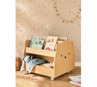 VERTBAUDET Bibliothèque Enfant À Roulettes Ourson Bois moka TU