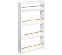 Bibliothèque Enfant Blanche 4 étages H 118 cm Blanc G