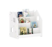 Bibliothèque enfant BRUNO en pin massif laqué blanc