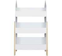 Bibliothèque Enfant Deco Paris Prix Gabriel 100cm Blanc - 3 Niveaux - Bois