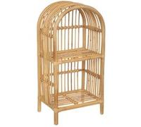 PEGANE Bibliothèque Enfant en rotin Coloris Beige - Longueur 38 x Profondeur 28 x Hauteur 76 cm