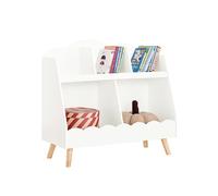 Bibliothèque Enfant KMB100-W SoBuy - 5 Compartiments Ouverts - 82 x 35 x 76 cm