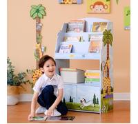 Fantasy Fields Bibliothèque Enfant avec Placard de Rangement en Bois Bleu TD-13394SS