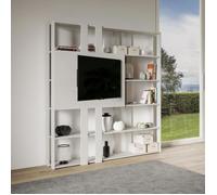Bibliothèque et meuble TV Kato N - Blanc - Kato N